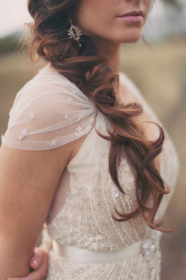 Loose Side Braid With Textured Strands — Filipino Wedding Hairstyles 2027