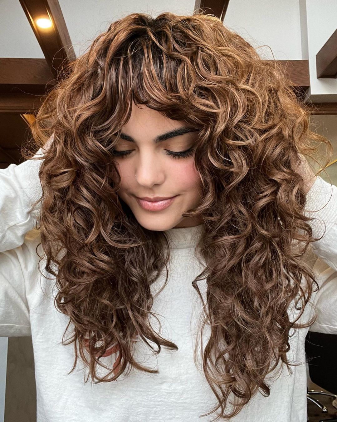 Mid-Back Curly Wolf Cut — Long Wolf Cut 2027