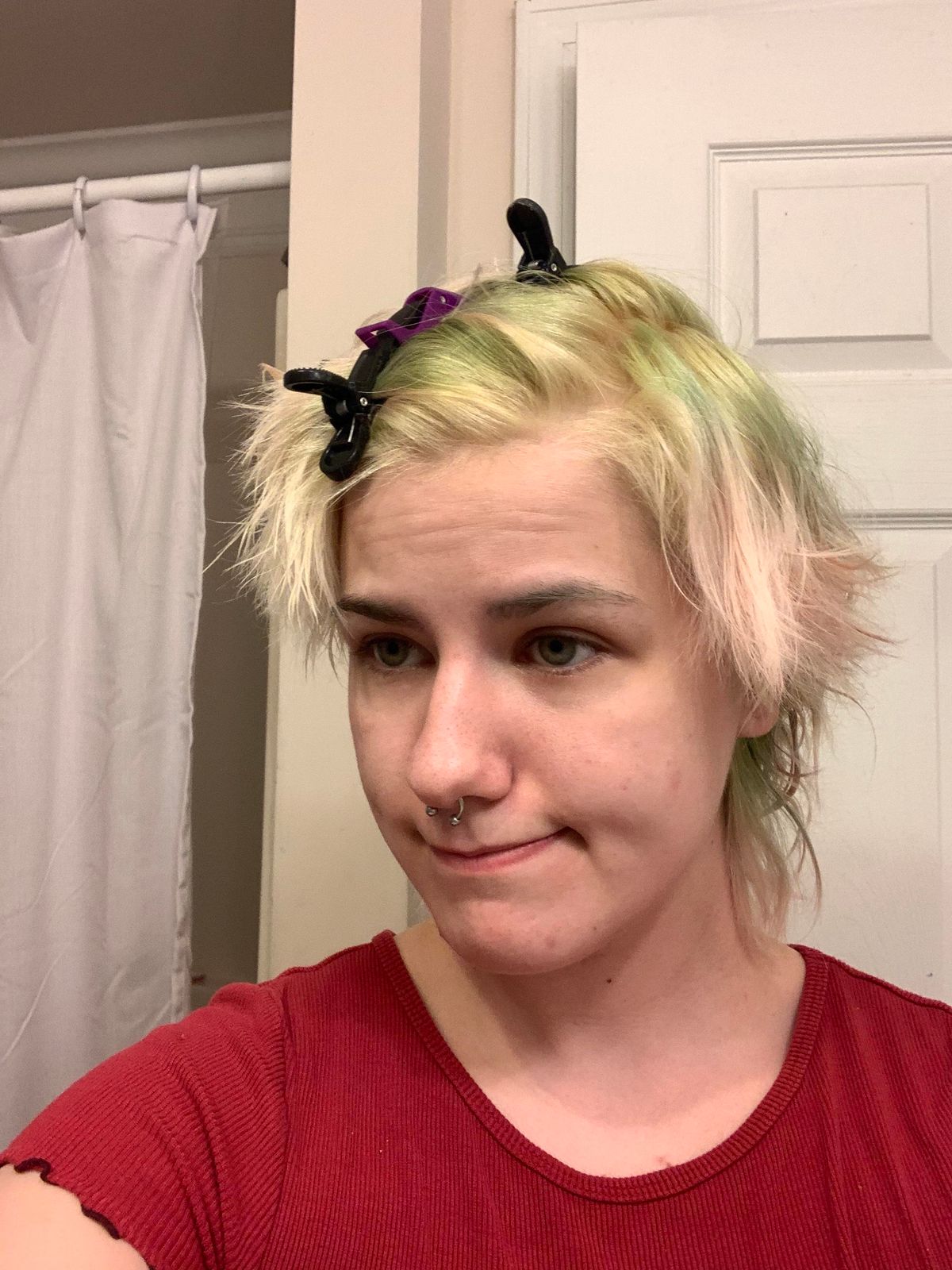 Green and Blonde Hair 2027