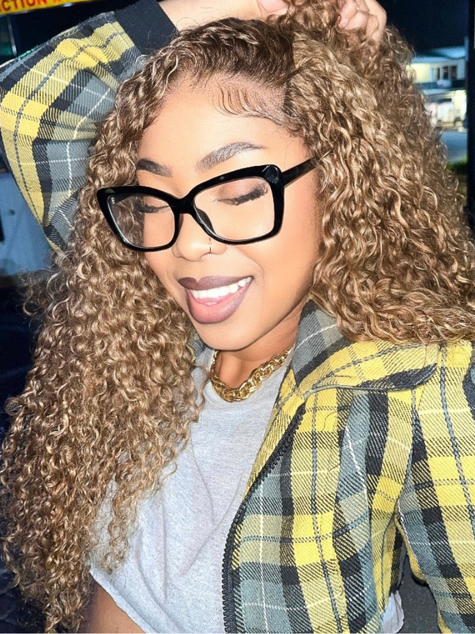 Honey Blonde Tight Curls Honey Blonde Tight Curls — Sew In Styles 2027
