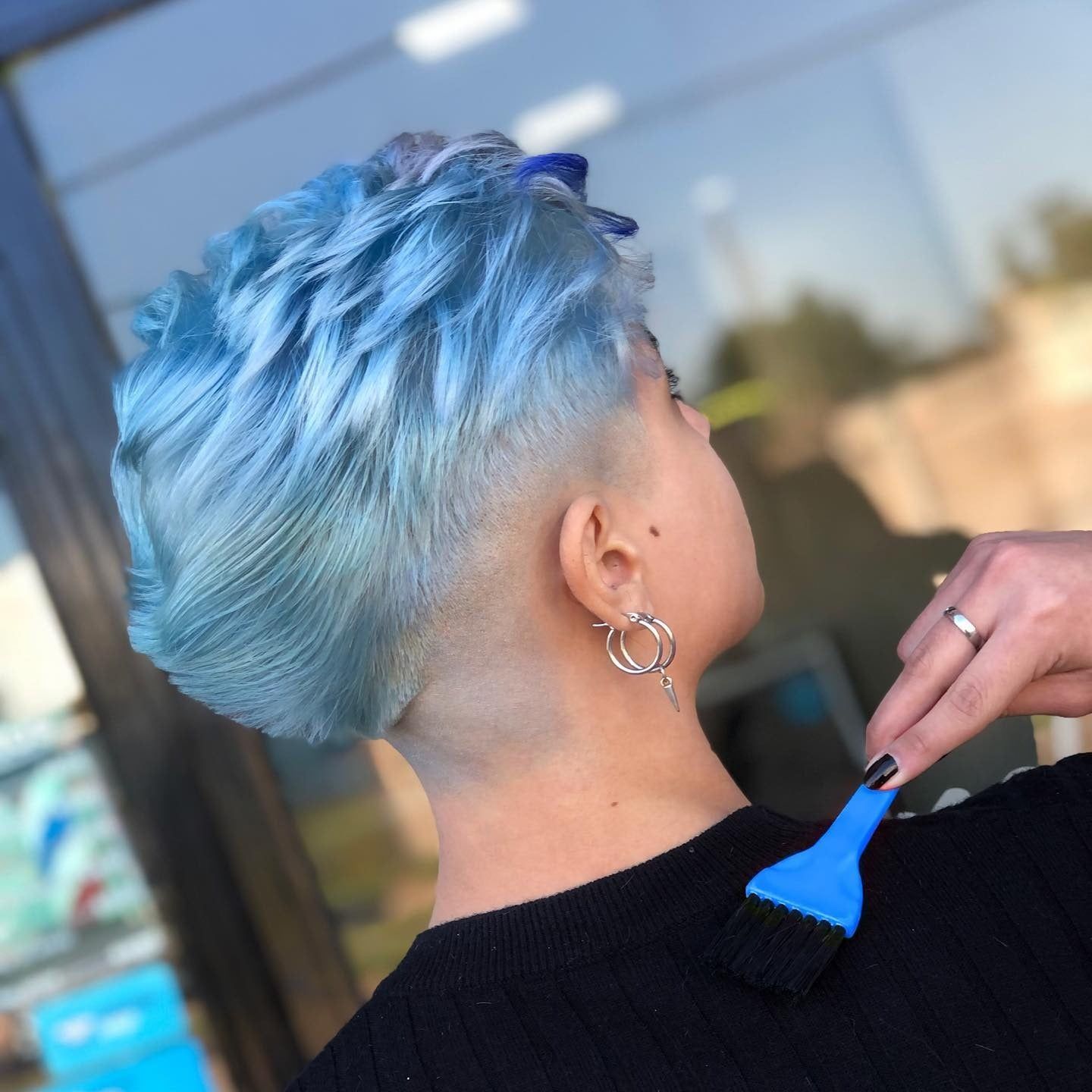 Ear Visual Idea Ear Visual Idea — Sky Blue Hair 2027