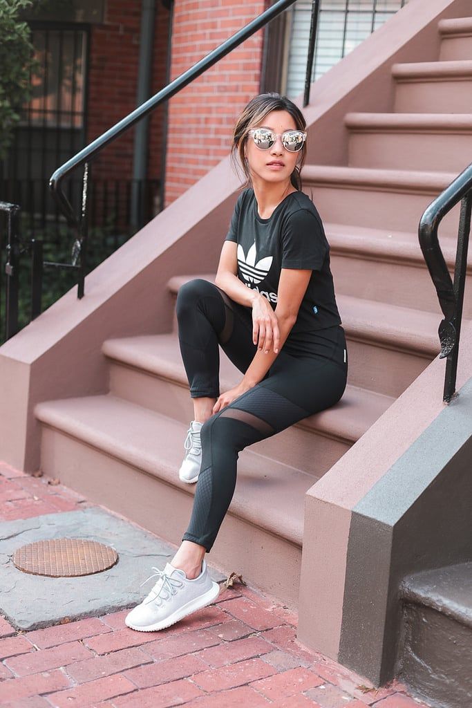 Black Leggings with Mesh Panels for a Textured Gym Aesthetic — Streetwear Gym Outfits 2027