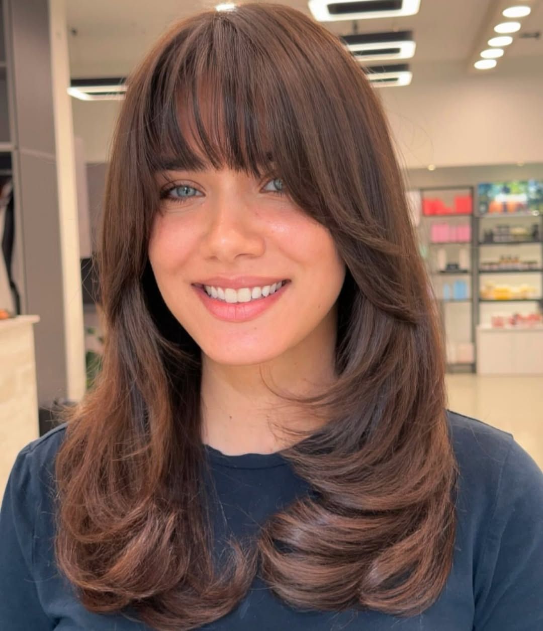 Dark Brown With Subtle Lighter Tones Visual Idea — Subtle Butterfly Cut 2027