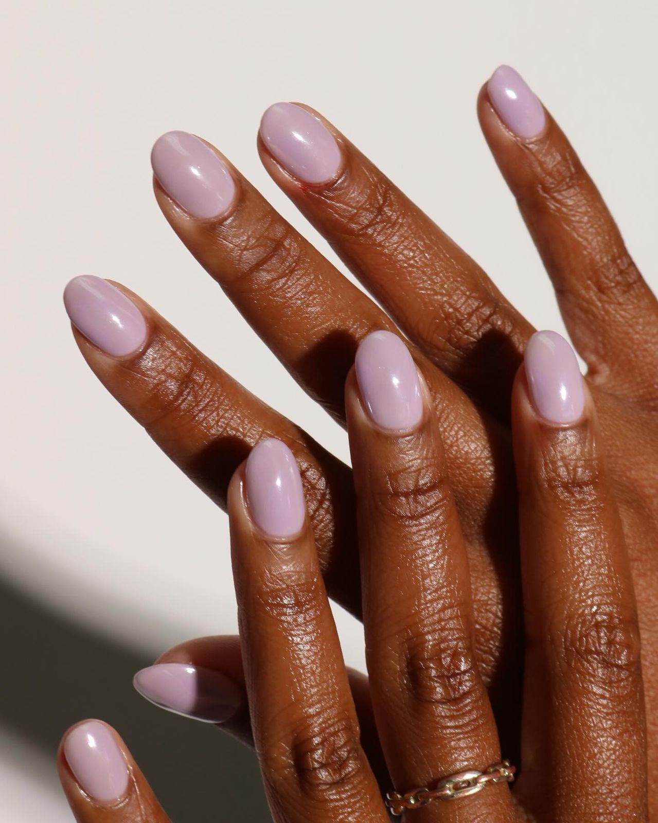 Soft Milky Opaque Lavender — Lavender Nails 2027