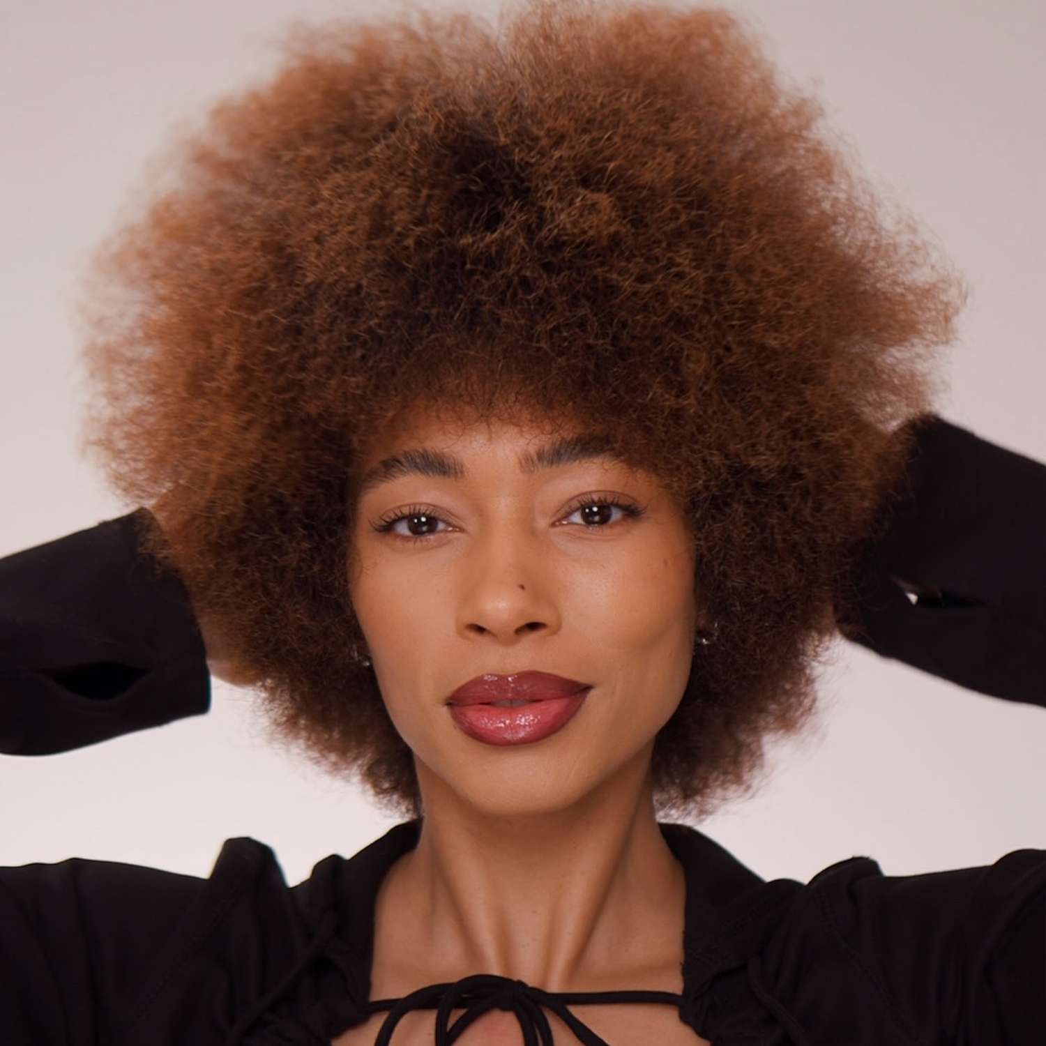 Large Voluminous Brown Afro Large Voluminous Brown Afro — Hairstyles 2027 for Black Women