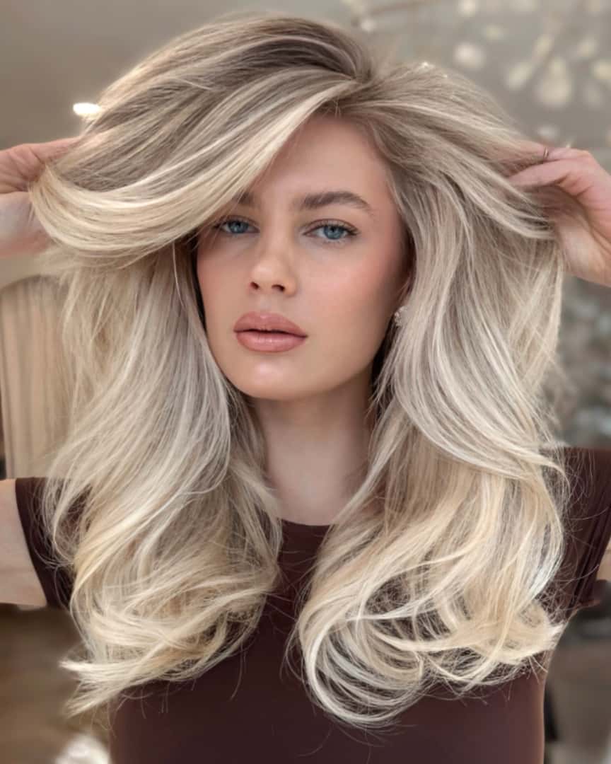 Platinum Highlights on Ash Blonde Mid-Back Platinum Highlights on Ash Blonde Mid-Back — Highlights Trends 2027