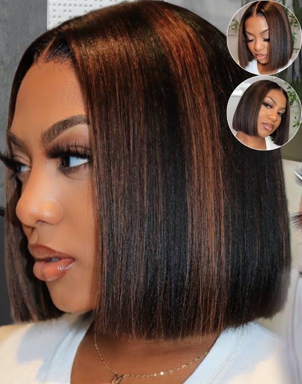 Blunt Bob With Highlights — Lace Front Wig Styles 2027