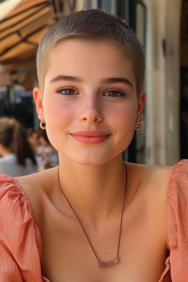 Light Brown Visual Idea — Buzz Cut for Women 2027