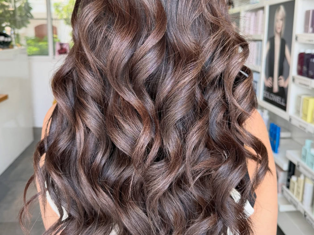 Mid-Back Voluminous Curls With Auburn Highlights Mid-Back Voluminous Curls With Auburn Highlights — Overnight Hairstyles 2027