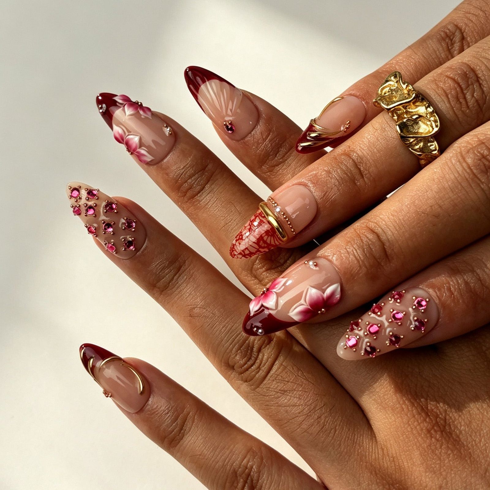Glossy Visual Idea Glossy Visual Idea — Painted Petal Nails 2027