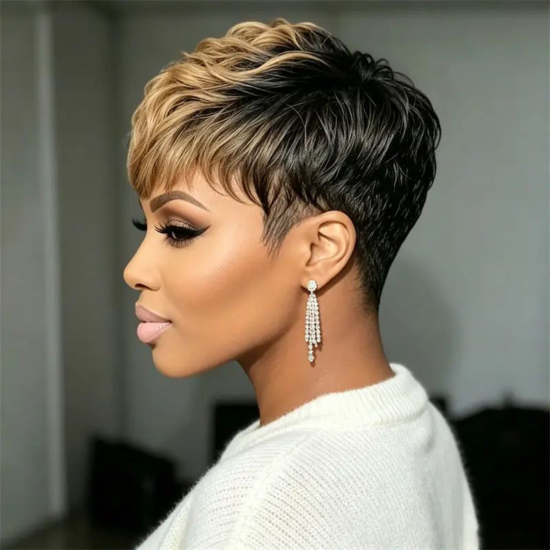 Dark Base Honey Blonde Ombre Pixie Dark Base Honey Blonde Ombre Pixie — Ombre Pixie 2027