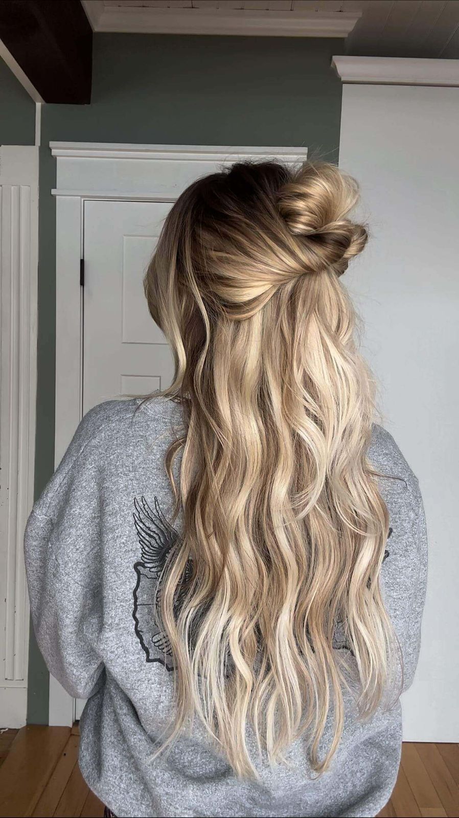 Blonde With Dark Roots And Highlights Visual Idea — Down Birthday Hairstyles 2027