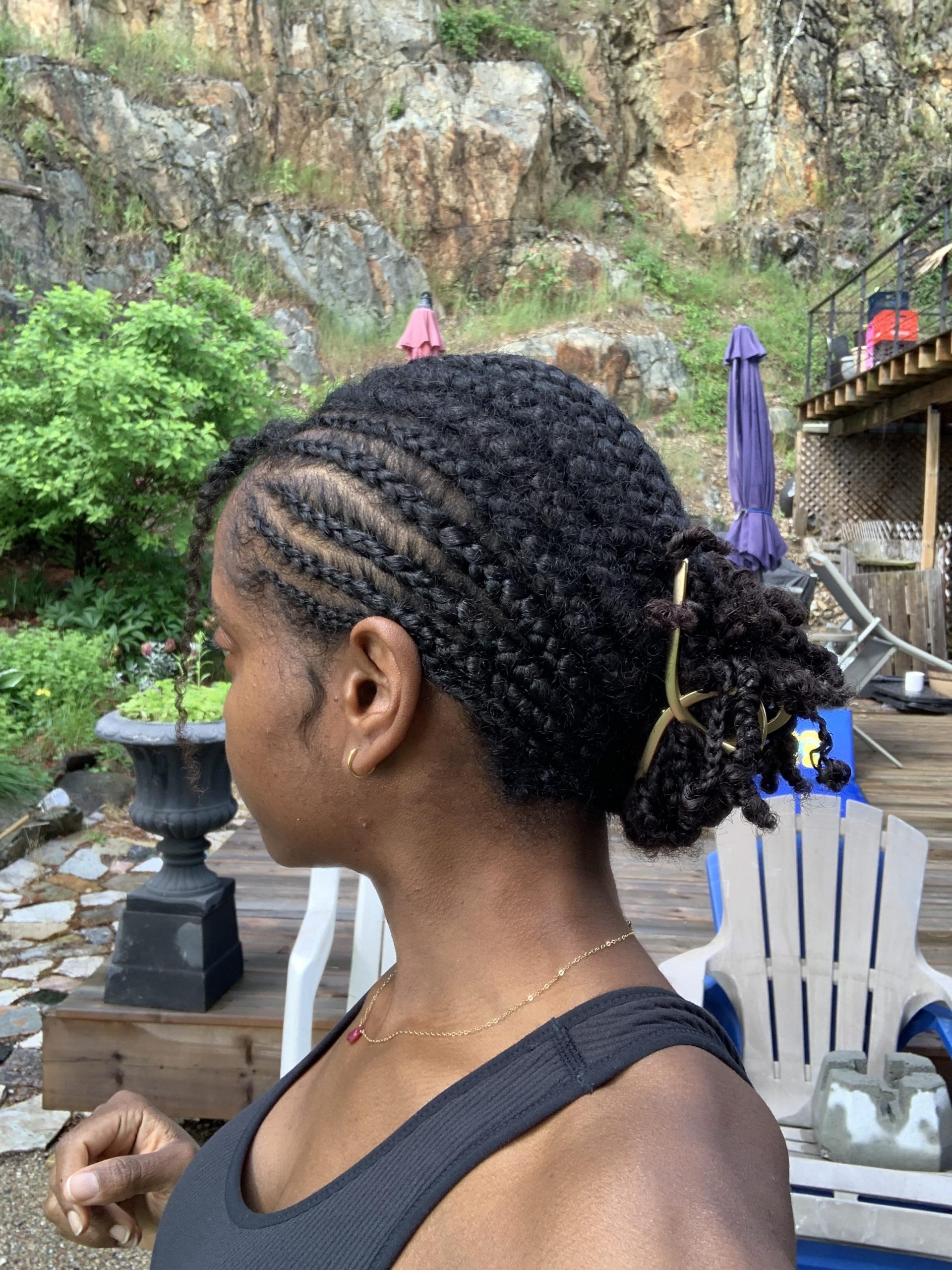 Cornrows Into Messy Bun Cornrows Into Messy Bun — Summer Cornrows 2027