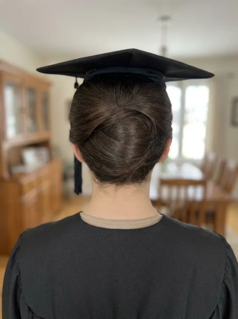 No Bangs Visual Idea — Graduation Updos 2027