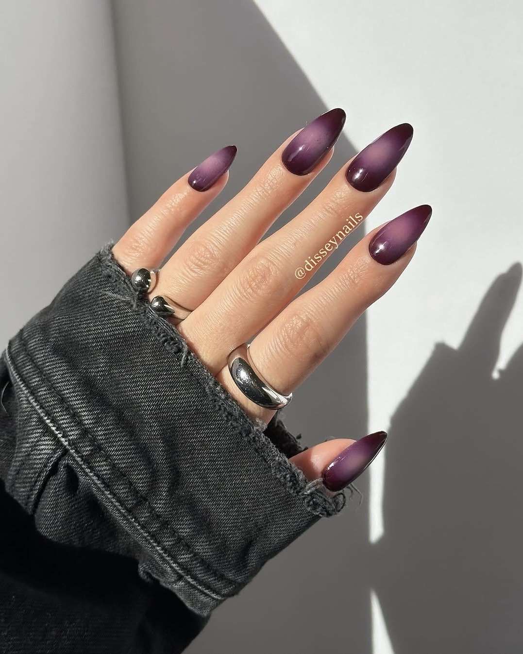 Jelly Glossy Visual Idea — Winter Purple Nails 2027