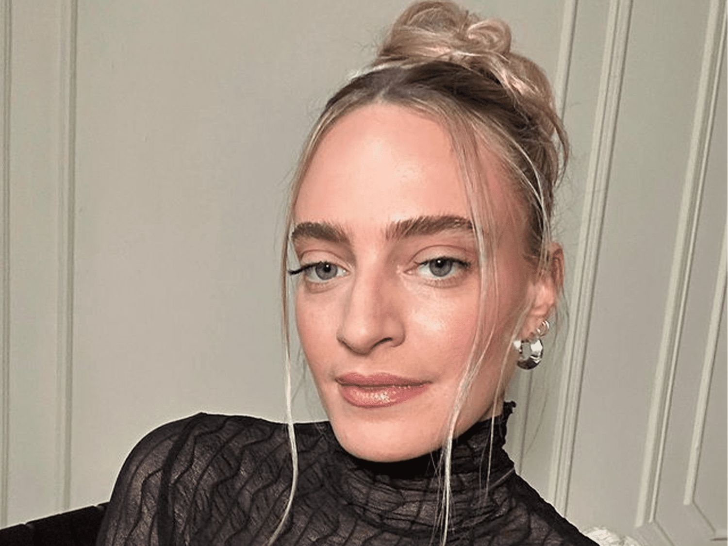 Messy Bun With Face-Framing Pieces — Loose Strands Add A Relaxed Messy Bun With Face-Framing Pieces — Loose Strands Add A Relaxed — Summer Updos 2027