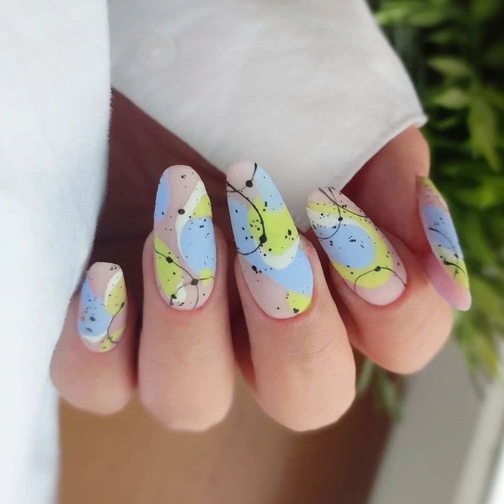 Matte Visual Idea — Pastel Oval Nails 2027