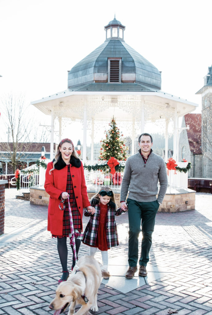 Red Coats And Plaid Dresses Red Coats And Plaid Dresses — Matching Family Christmas Outfits 2026
