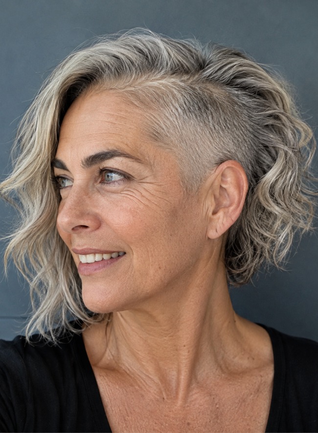 Silver With Grey Undertones Visual Idea Silver With Grey Undertones Visual Idea — Undercut Bob 2027