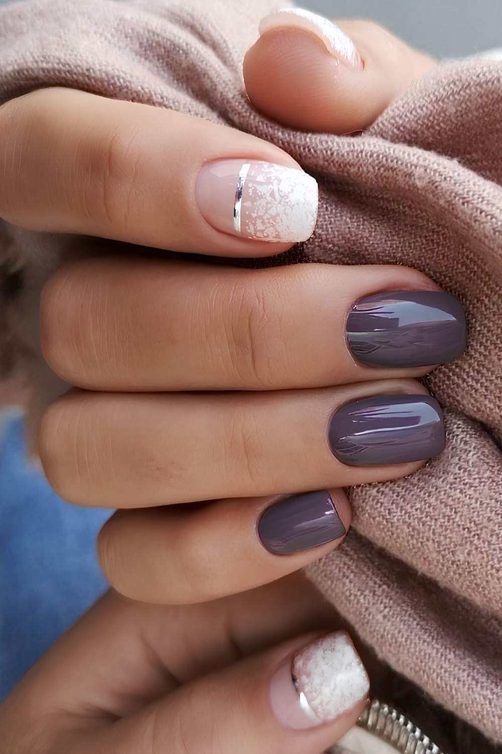 Clean Polish Application Dusty Blue Chunky Glitter Square Nails Clean Polish Application Dusty Blue Chunky Glitter Square Nails — Winter Vacation Nails 2027