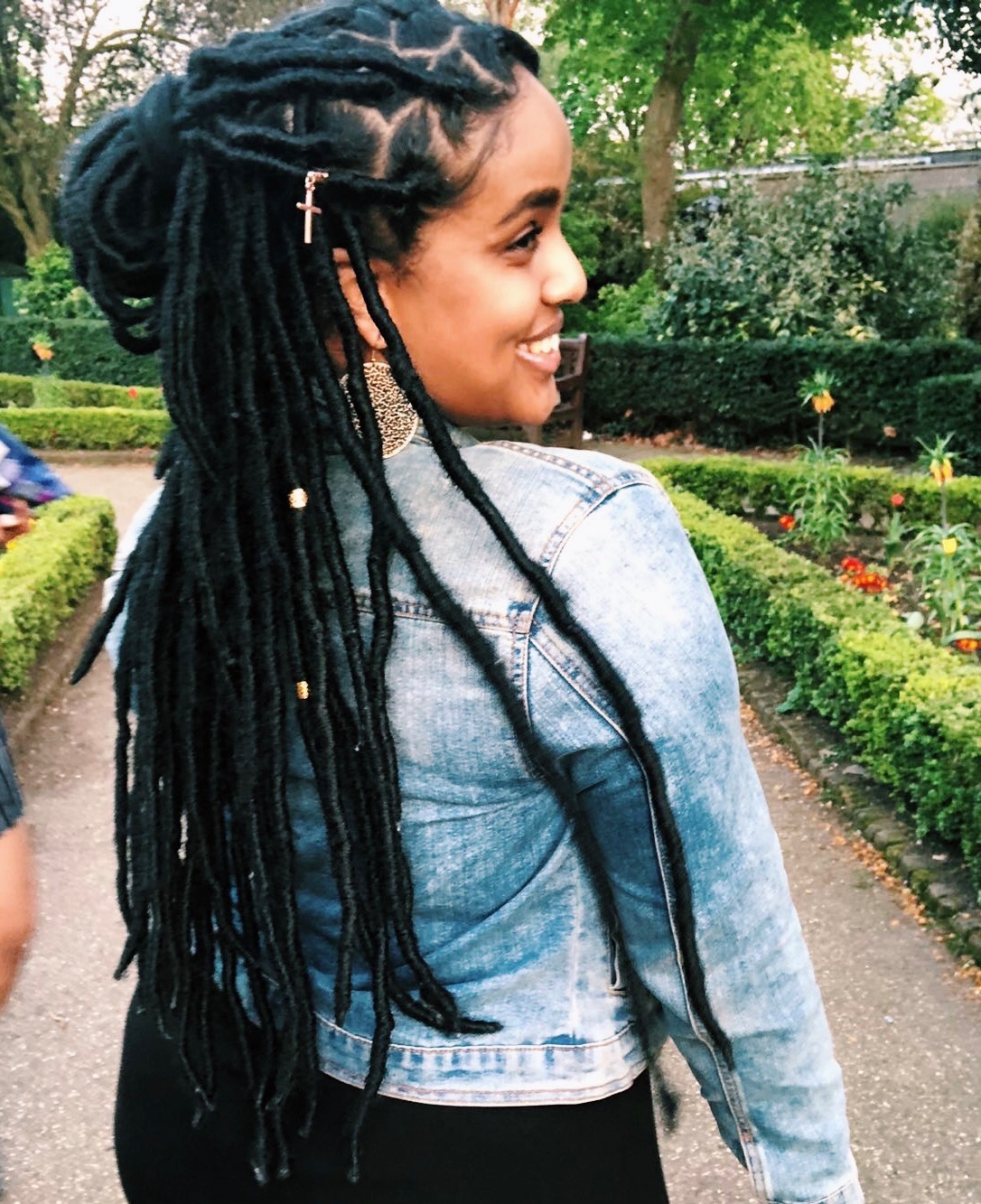 Elaborate Geometric Updo With Braids Elaborate Geometric Updo With Braids — Summer Locs Styles 2027