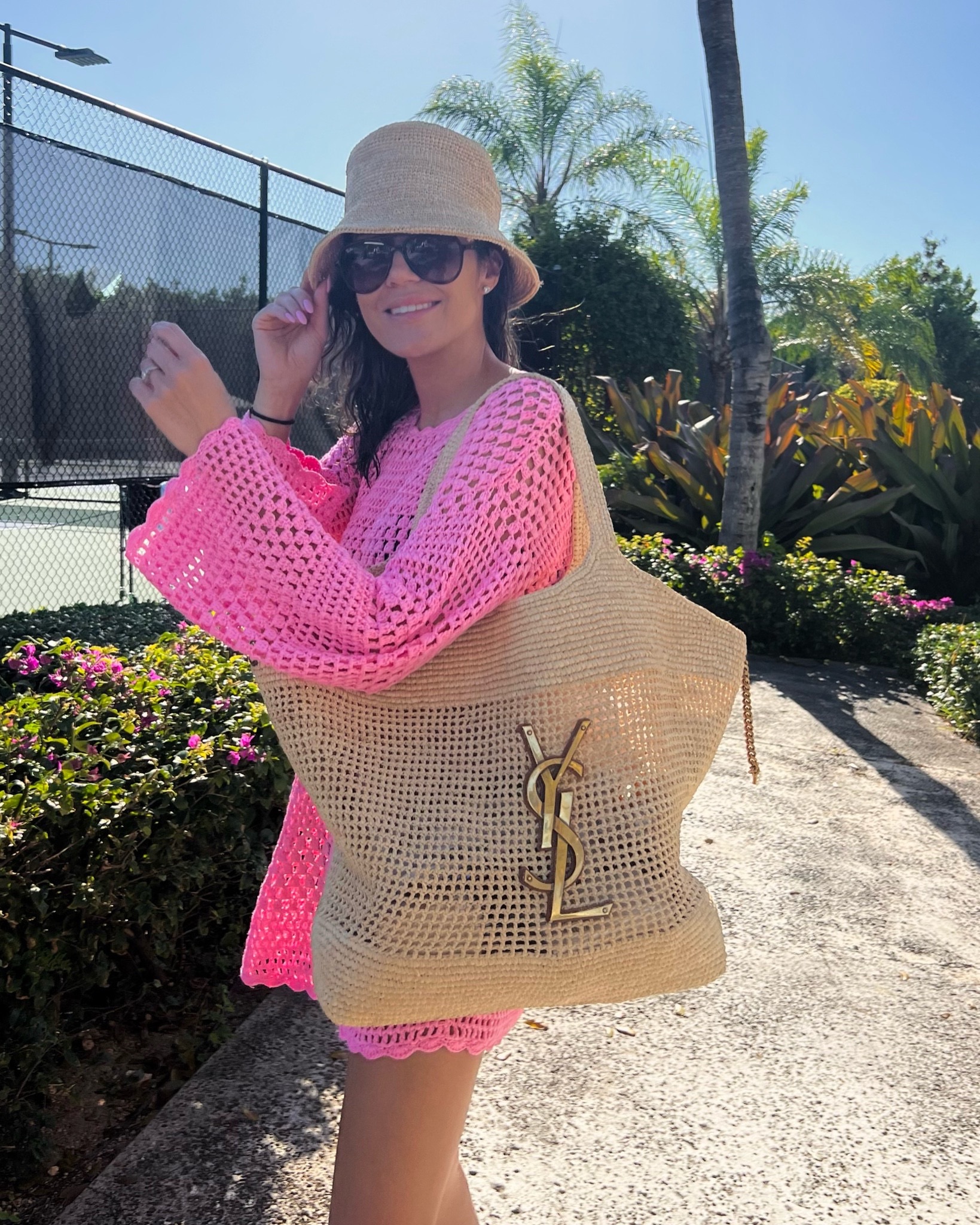 Pink Crochet Shorts Outfit Idea Pink Crochet Shorts Outfit Idea — Resort Wear Outfits 2027