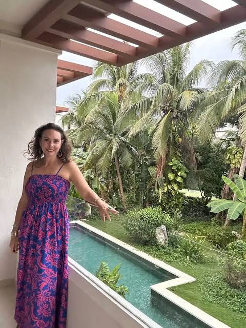 Vibrant Floral Maxi Dress for Cancun Vacations — Cancun Outfits 2027