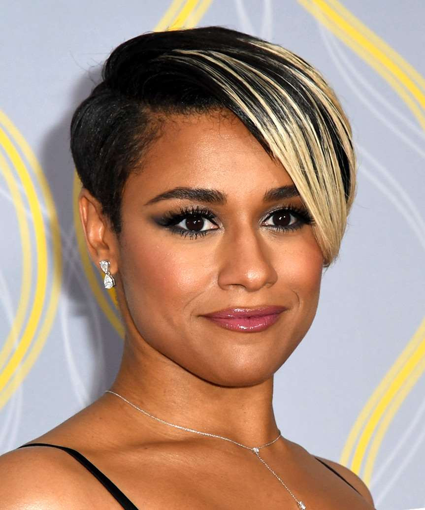 Black With Blonde Highlights Visual Idea Black With Blonde Highlights Visual Idea — Side Swept Pixie 2027