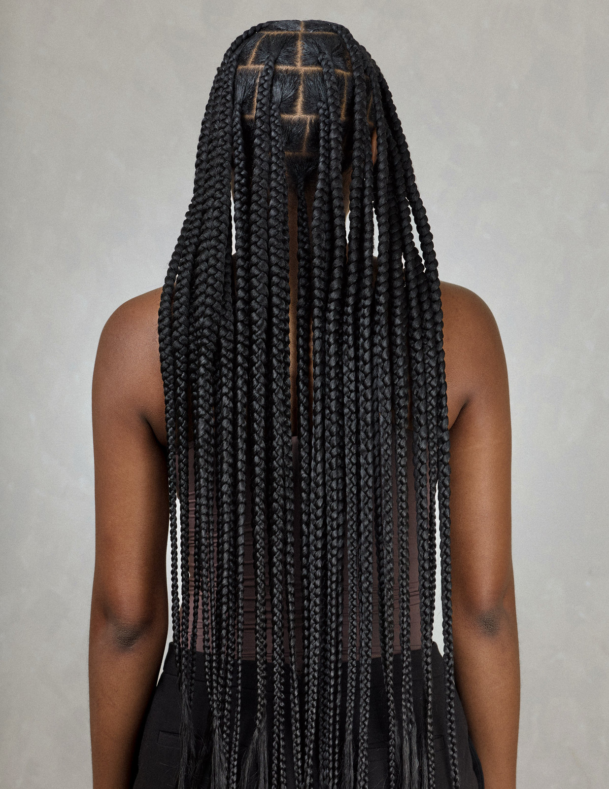 Black Visual Idea Black Visual Idea — Layered Knotless Braids 2027
