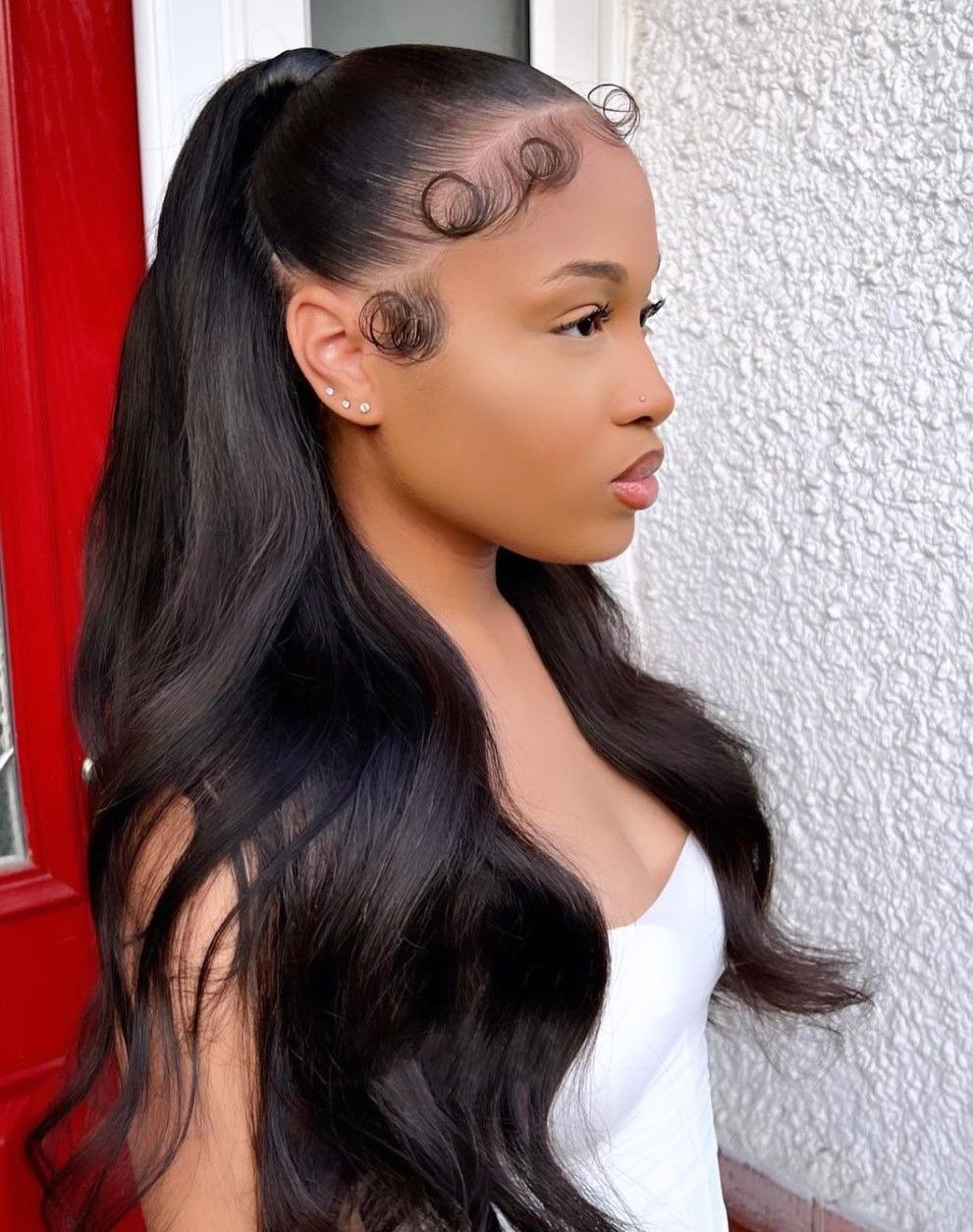 Long Layers Visual Idea Long Layers Visual Idea — Half Up Ponytail Hairstyles 2027