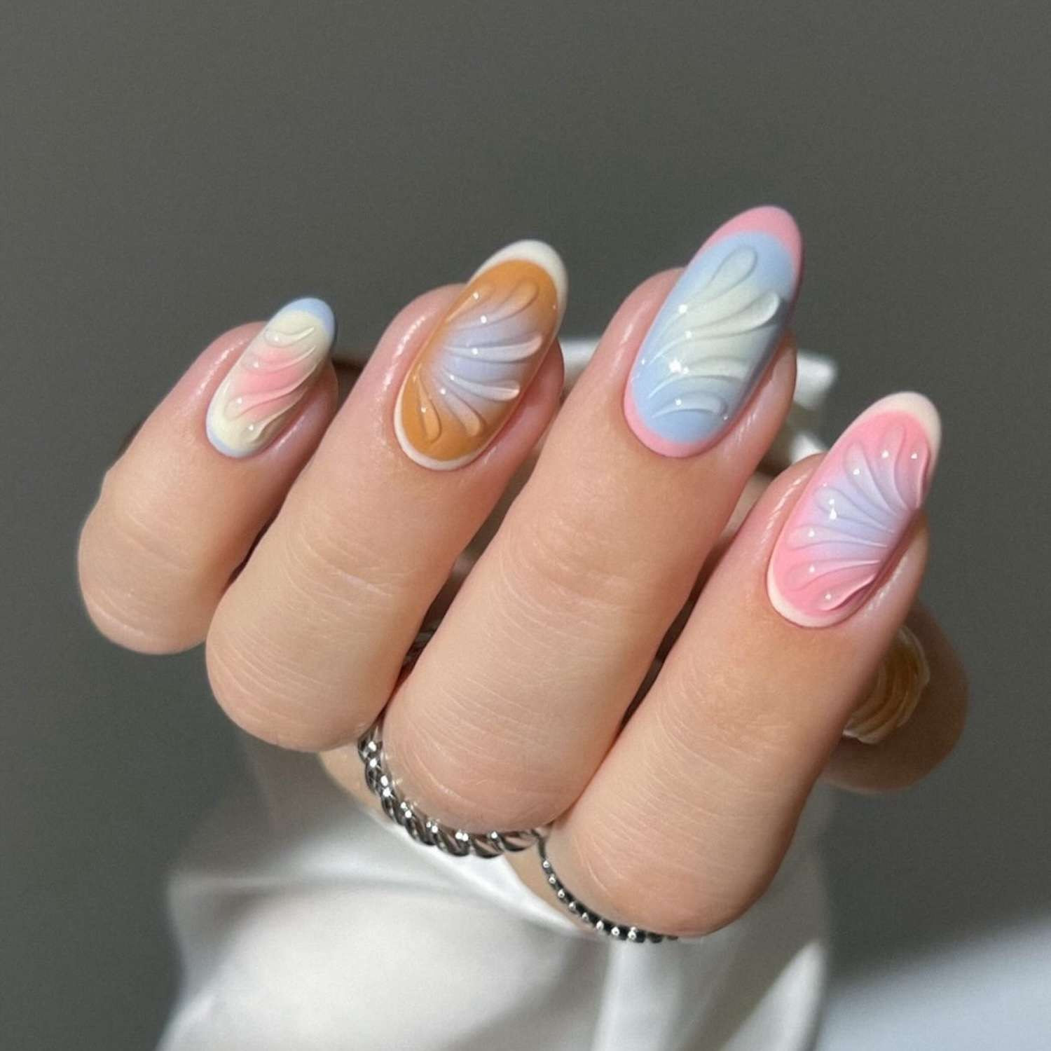 3D Shell-Like Design Visual Idea 3D Shell-Like Design Visual Idea — Summer Nails 2027