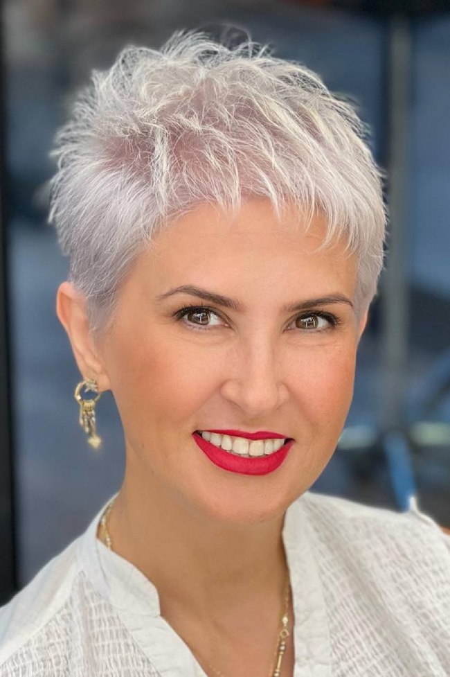 Short Spiky Pixie With Color Short Spiky Pixie With Color — Hairstyles 2027 for Women Over 50