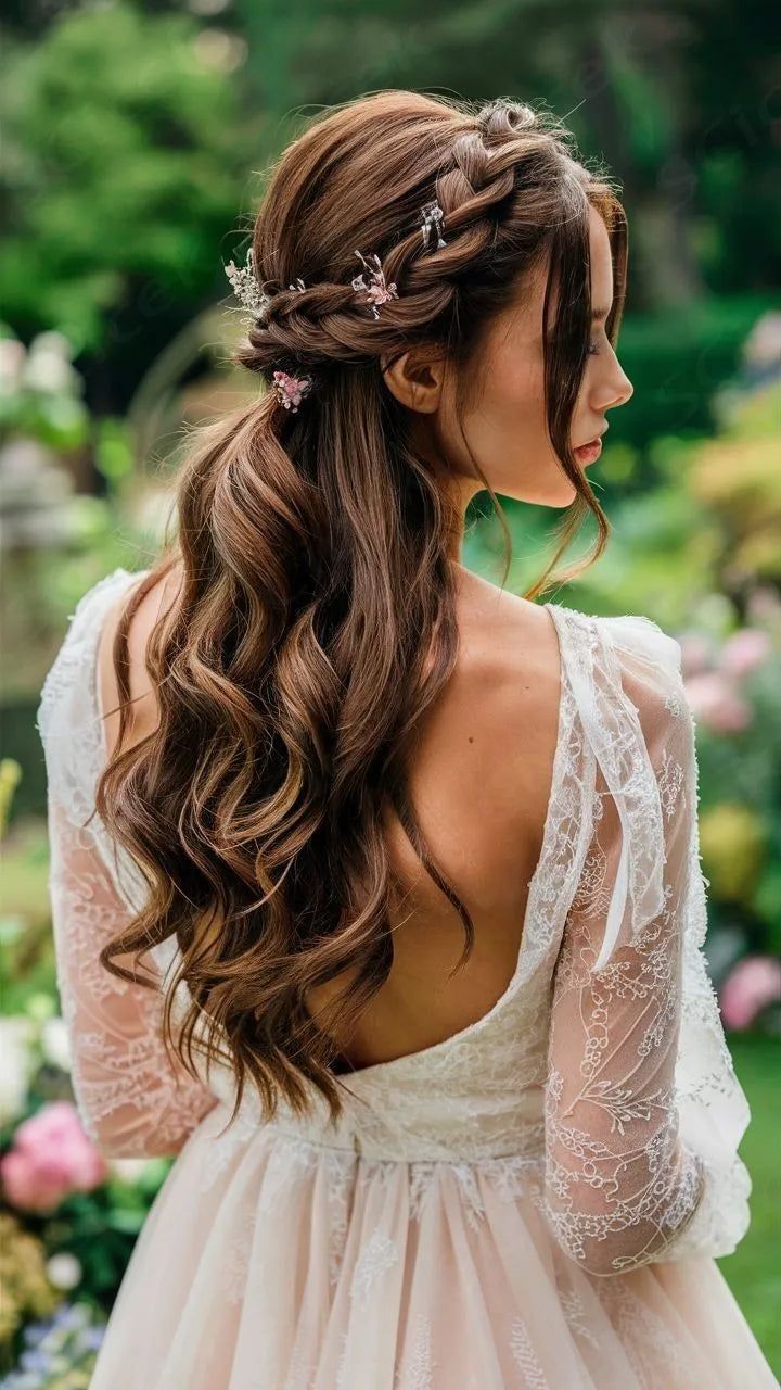 Mid-Back Visual Idea Mid-Back Visual Idea — Loose Wedding Hairstyles 2027