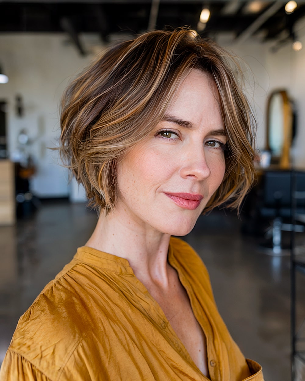 Layered Bob Short Choppy Bangs Layered Bob Short Choppy Bangs — Bob 2027 for Heart Face