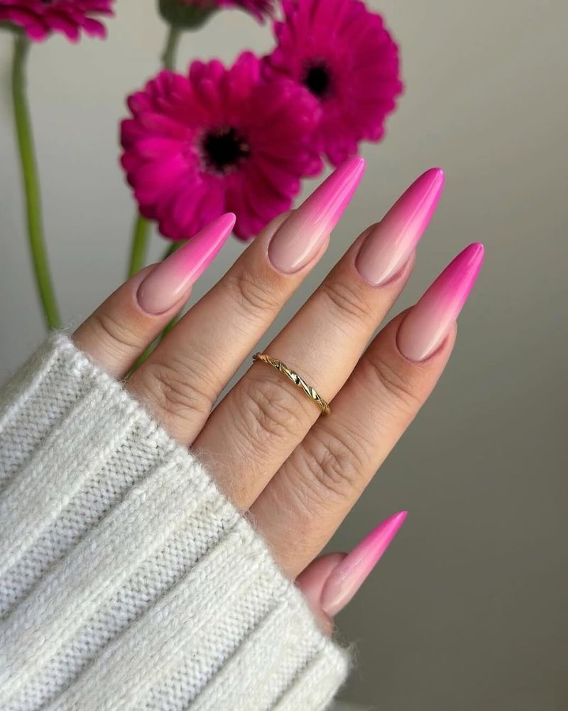 Pink To Sheer Nude Ombre Visual Idea Pink To Sheer Nude Ombre Visual Idea — Neon Ombre Nails 2027