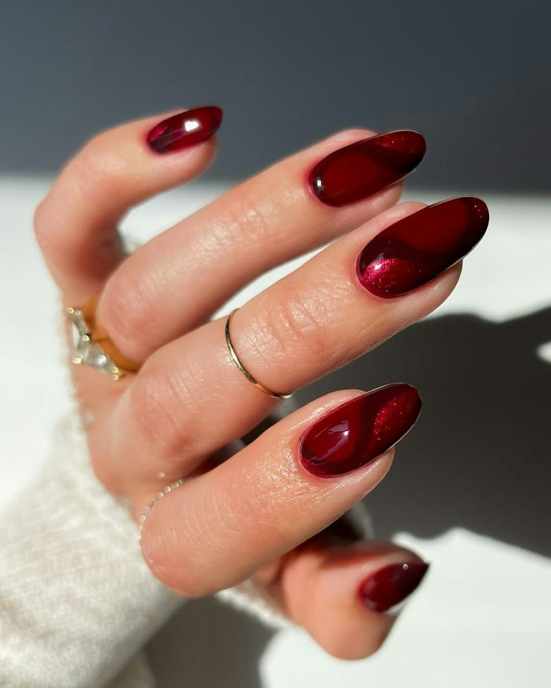 Visual Idea Visual Idea — Dark Red Nails 2027