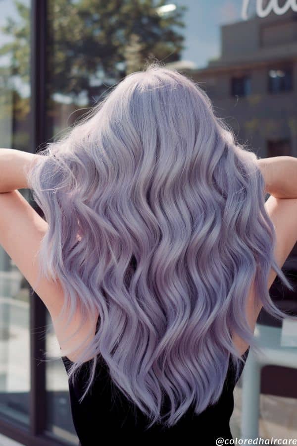Uniform Pale Lilac Mid-Back Waves Uniform Pale Lilac Mid-Back Waves — Lilac Hair 2027