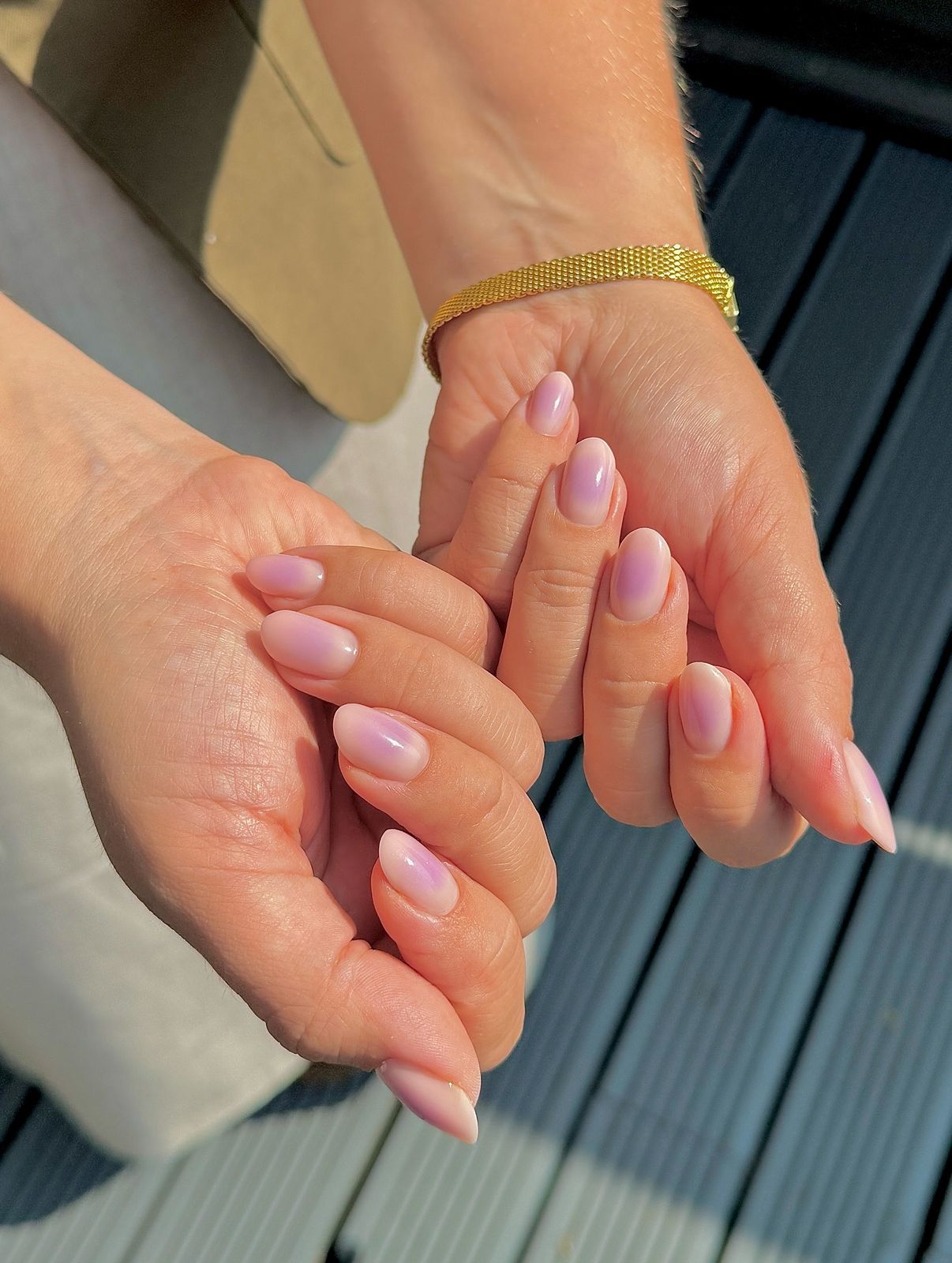 Sheer Pink White Ombre 3D Bows — Winter Ombre Nails 2027