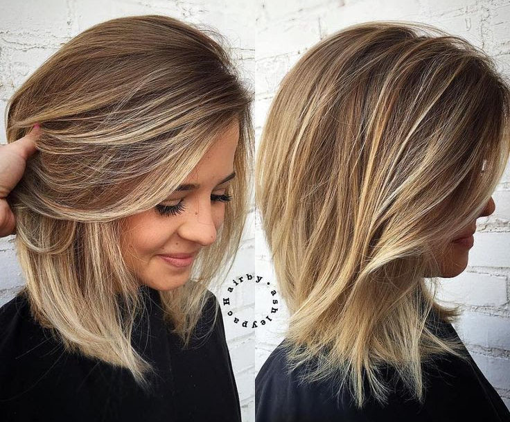 Honey Blonde Shag With Curtain Bangs Honey Blonde Shag With Curtain Bangs — Mom Haircuts 2027