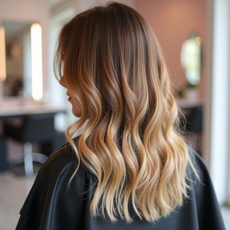 Medium Brown Base With Caramel Ombre Visual Idea Medium Brown Base With Caramel Ombre Visual Idea — Caramel Brown Hair 2027