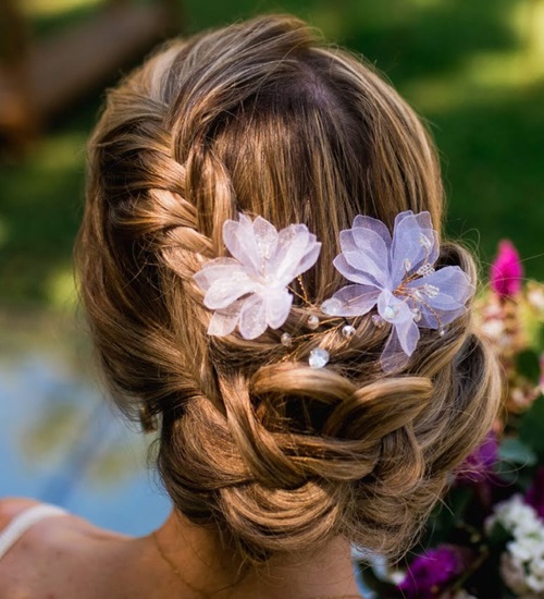 Low Braided Bun Low Braided Bun — Sweet 16 Hairstyles 2027