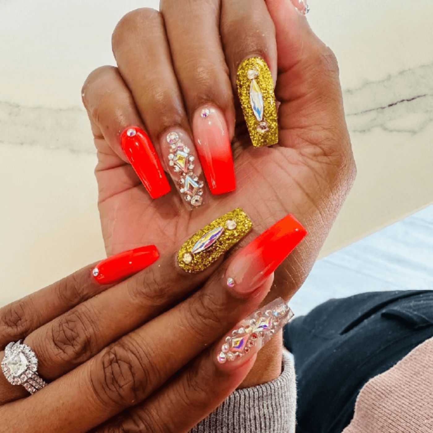 Party Visual Idea Party Visual Idea — Neon Acrylic Nails 2027