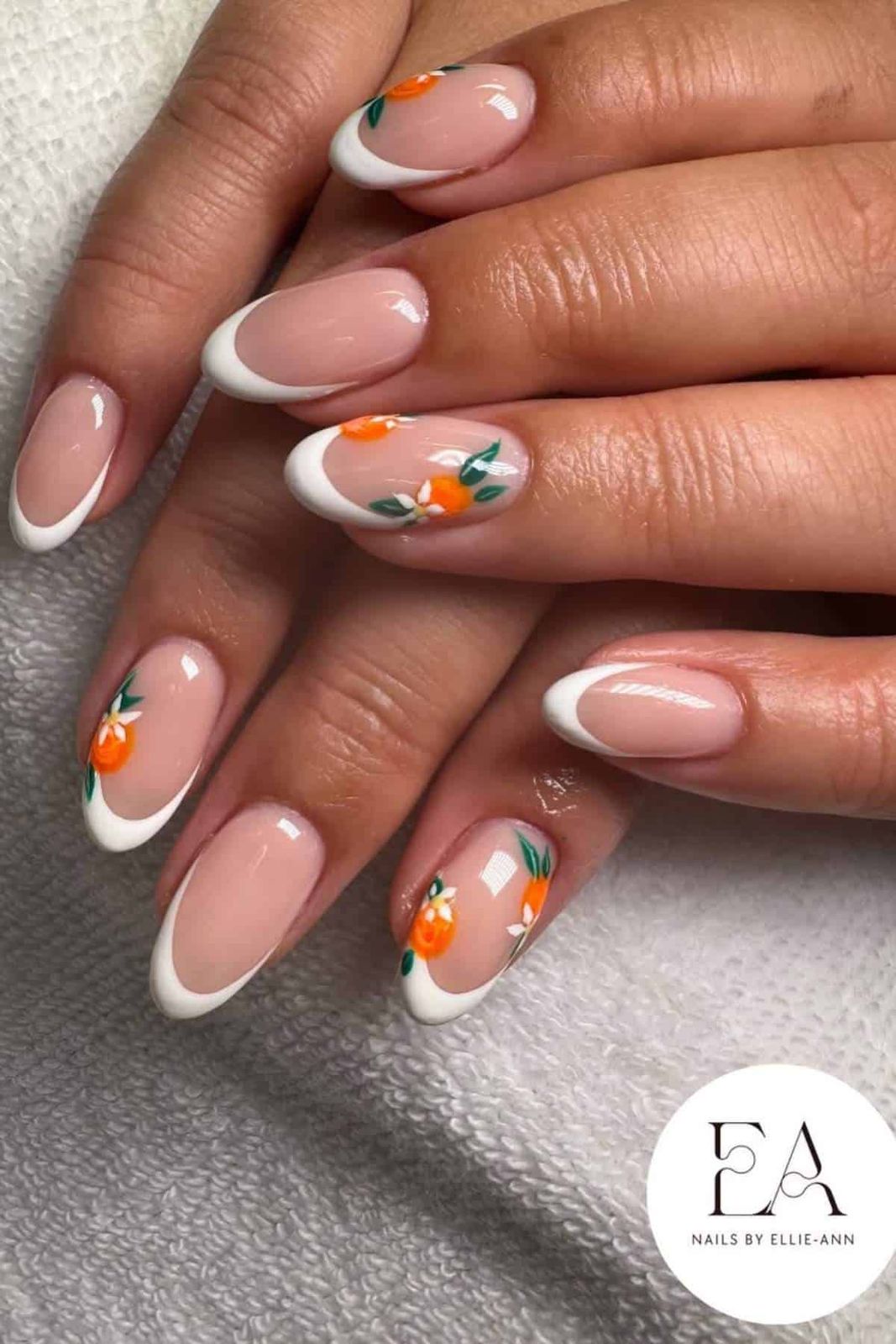 Summer Visual Idea Summer Visual Idea — Orange Summer Nails 2027
