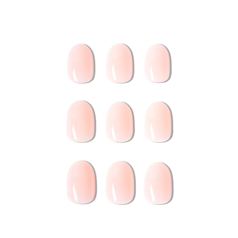 Sheer Nude Pink Glossy Extra Short Round Nails Sheer Nude Pink Glossy Extra Short Round Nails — Short Press On Nails 2027
