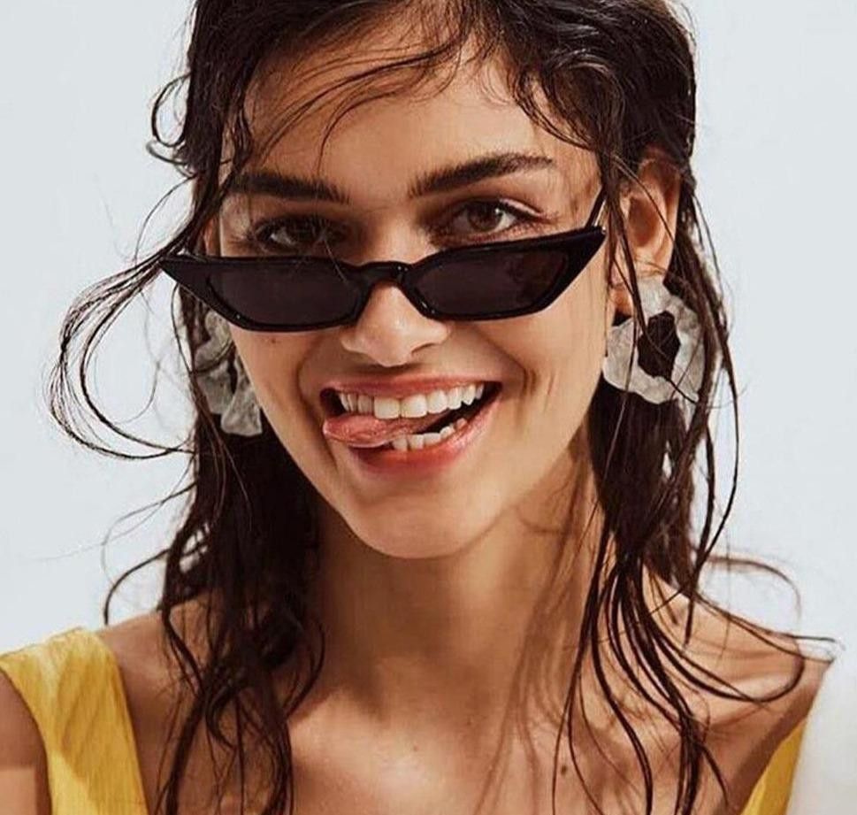 Yellow Top and Rhinestone Cat Eyes for a Playful Look — Cat Eye Sunglasses Outfits 2027