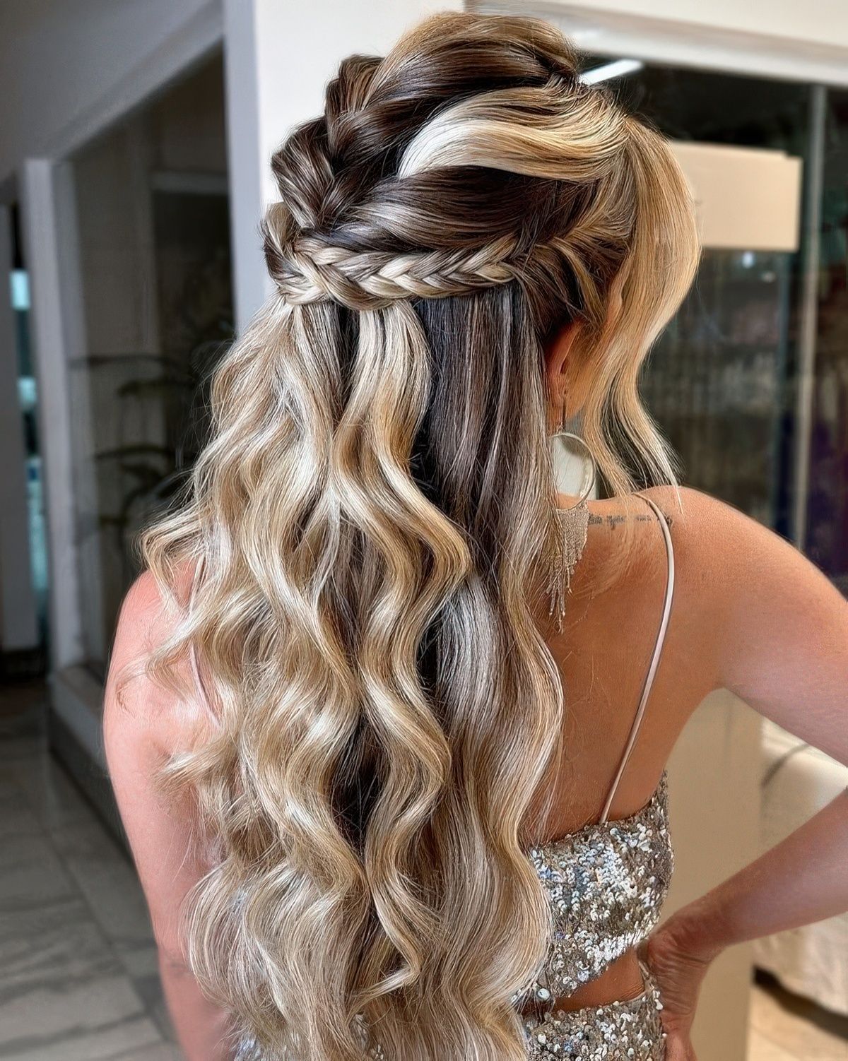 Blonde And Brown Balayage Visual Idea — Graduation Hairstyles 2027 for Medium Hair
