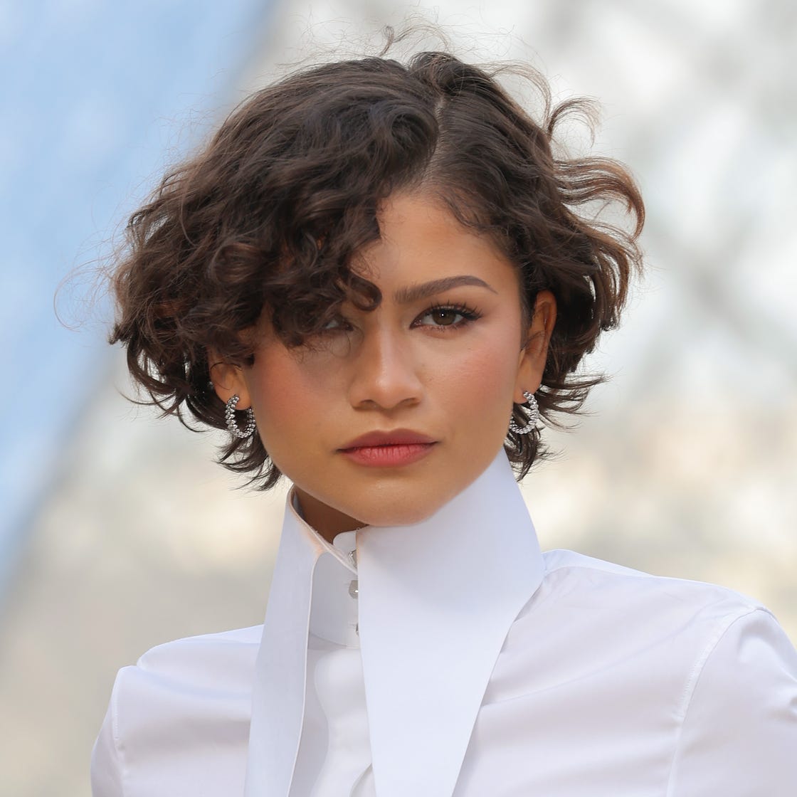 Air-Dried Curly Bob With Side Bangs Air-Dried Curly Bob With Side Bangs — Curly Haircuts 2027