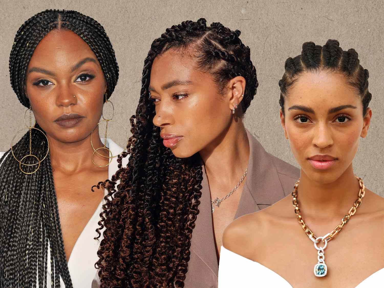Front View Close Crop Visual Idea — Winter Braid Colors 2027 for Black Women