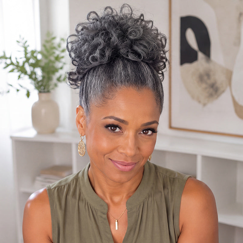 Sleek Low Bun with Black Ribbon Sleek Low Bun with Black Ribbon — Bun Hairstyles 2027