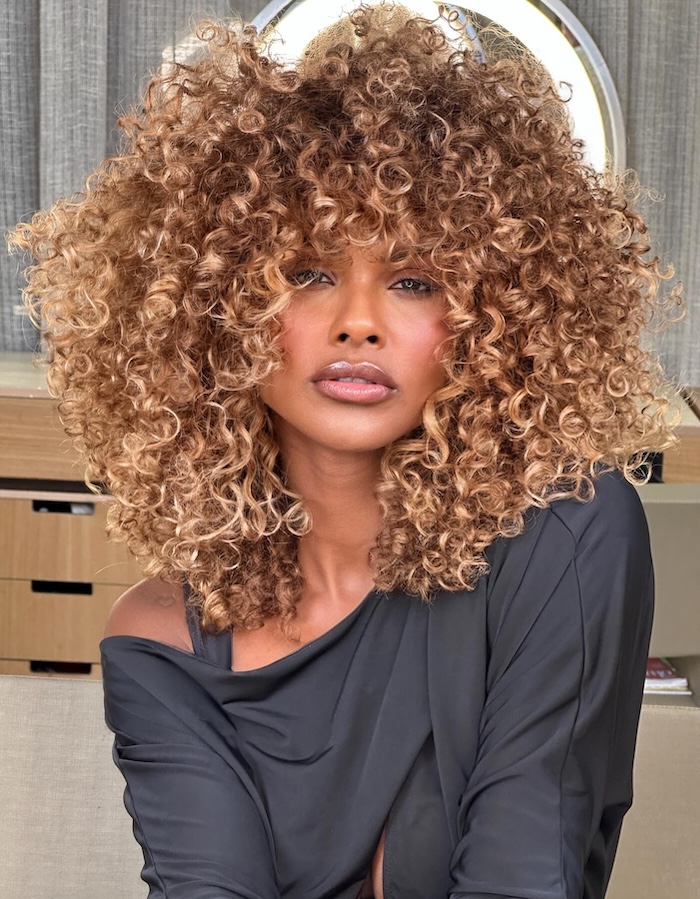 Long Defined Curls In Vibrant Warm Blonde — Warm Blonde Hair 2027